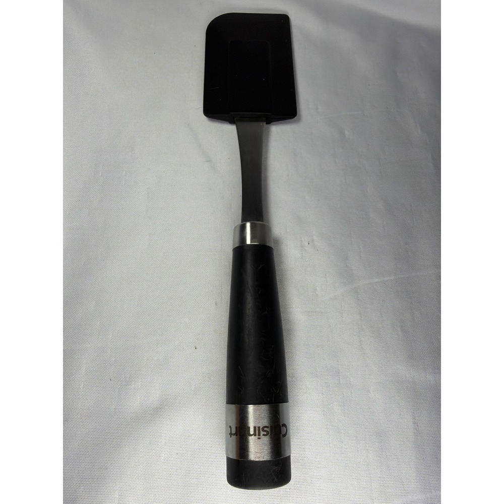 Cuisinart Silicone Spatula Kitchen Tool Unisex 11" Black Stainless Steel Modern